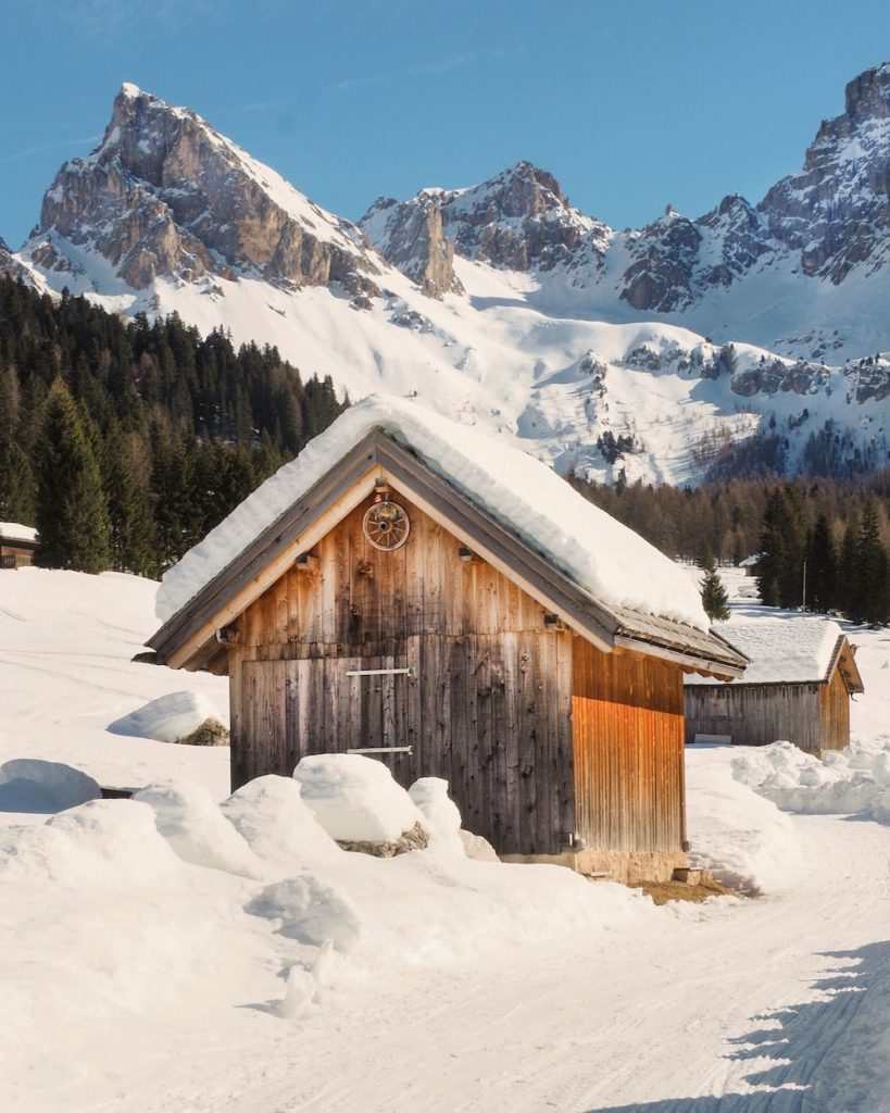 val san nicolo inverno-val di fassa