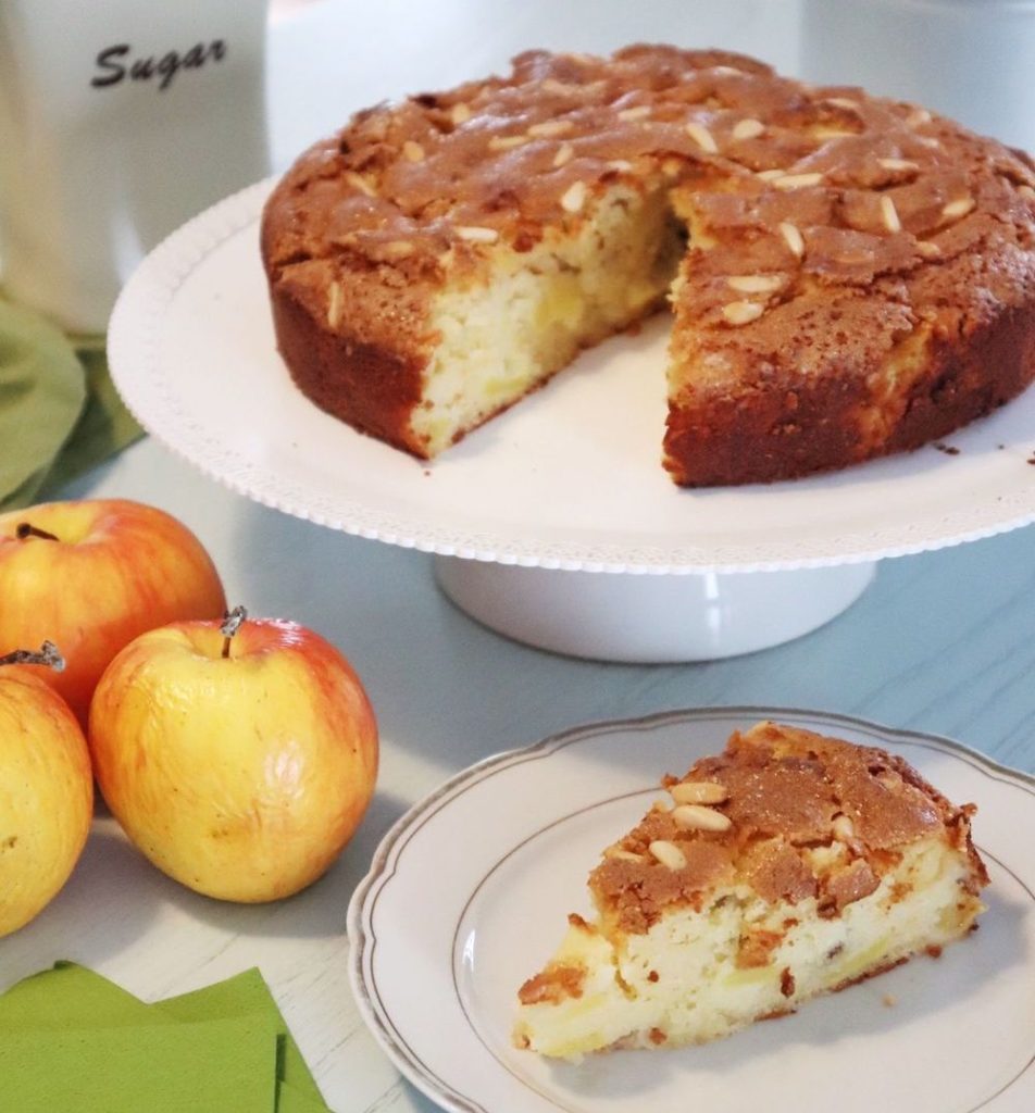 torta di mele e ricotta