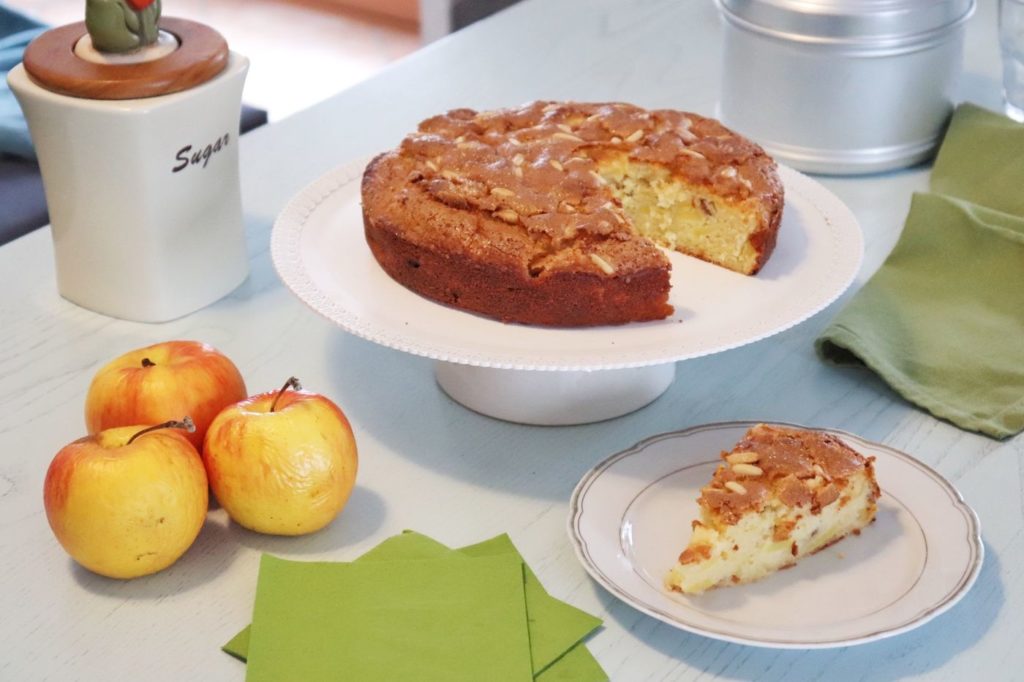 torta di mele e ricotta