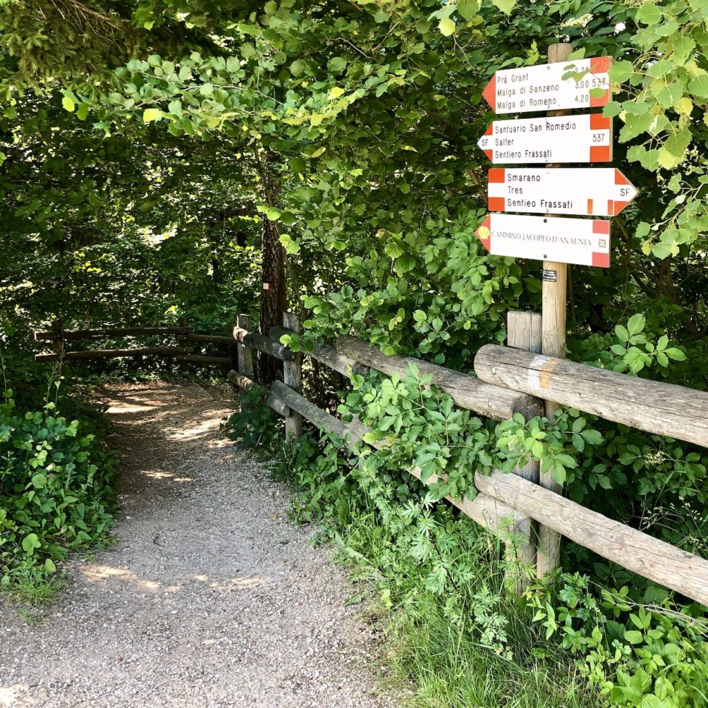 dai laghi di coredo a san romedio