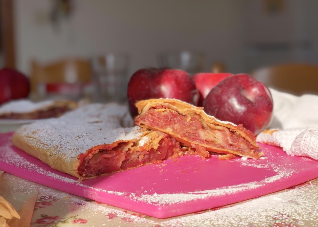 strudel mele a polpa rossa