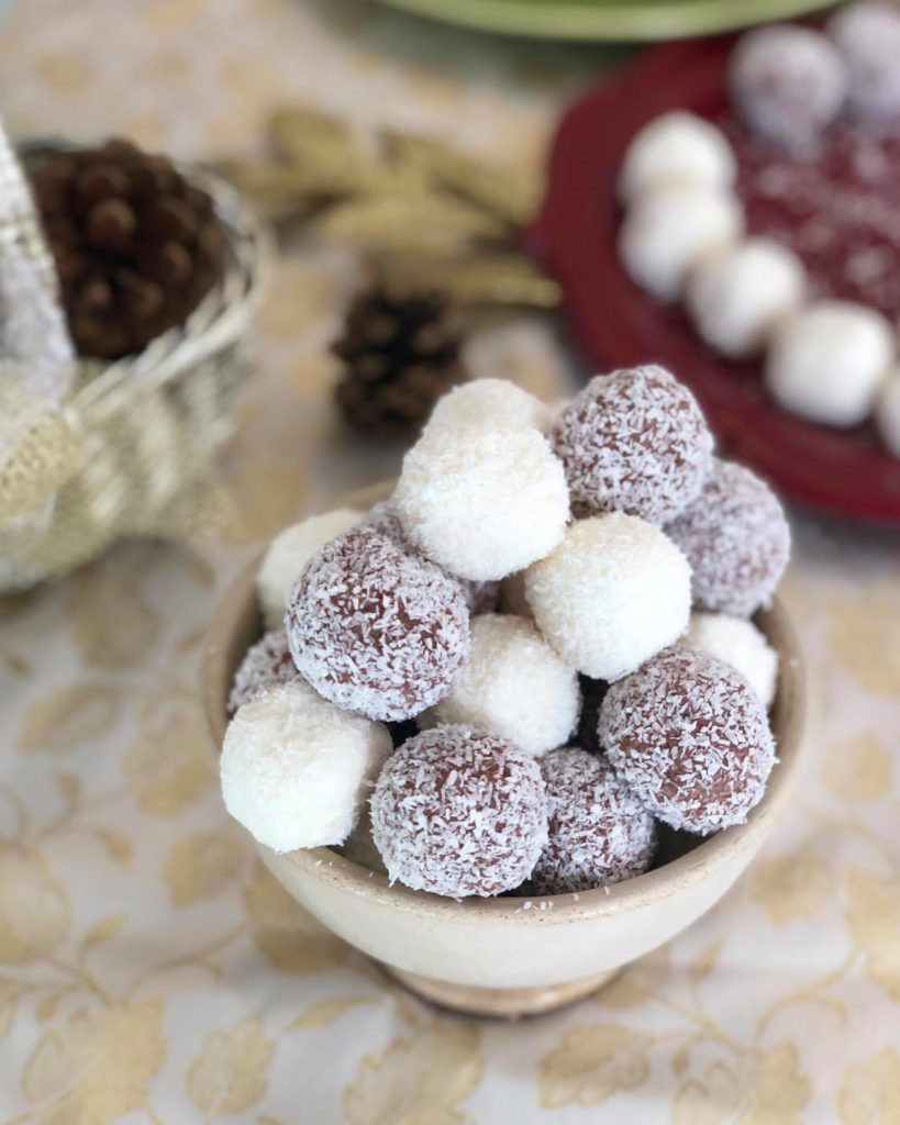 palline di cocco e ricotta