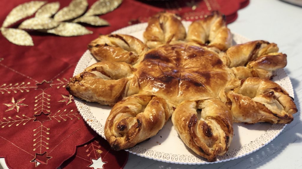 torta salata a forma di stella