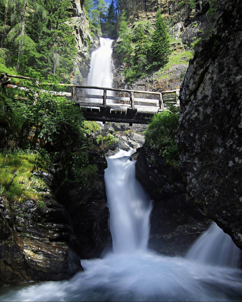 cascate di saent val di rabbi