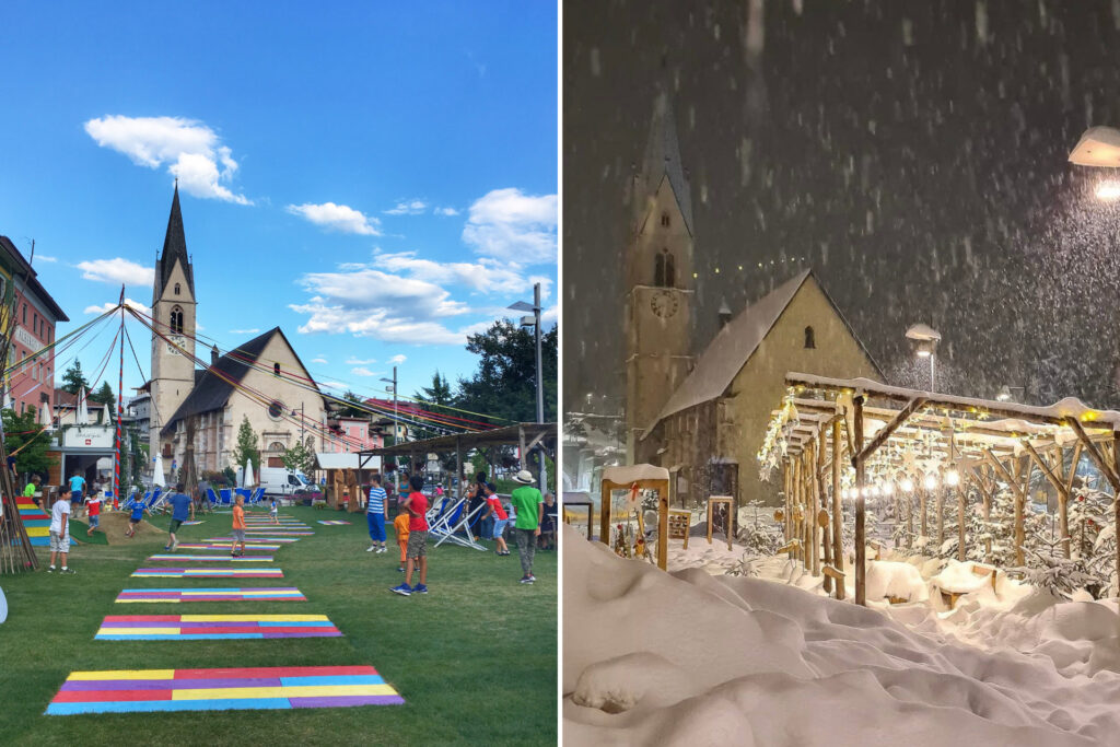 cles-paesi in val di non a confronto estate inverno