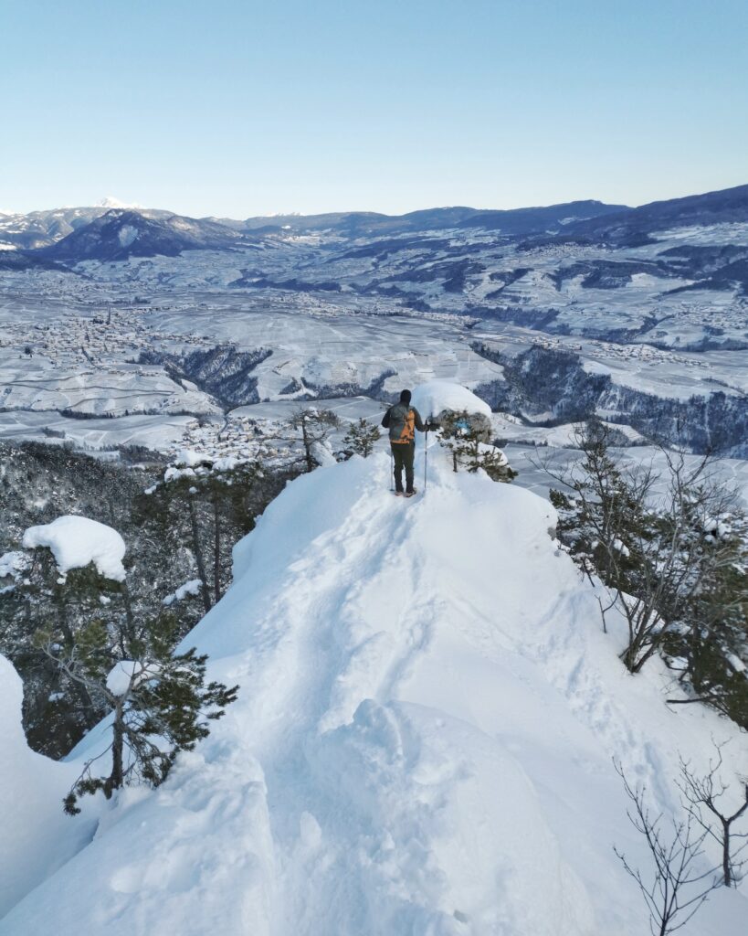 punti panoramici val di non inverno-crucola-favon