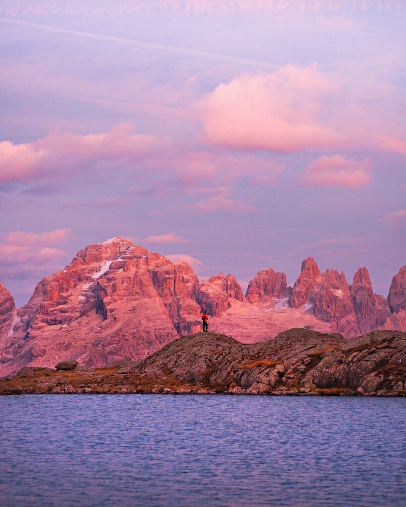 lago nero tramonto-posti dove innamorarsi in trentino