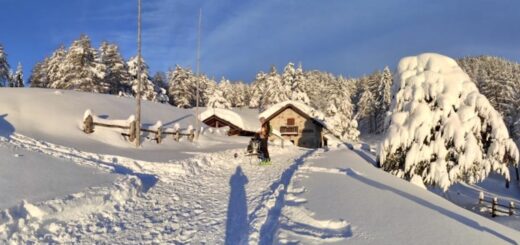 malga rodeza predaia inverno