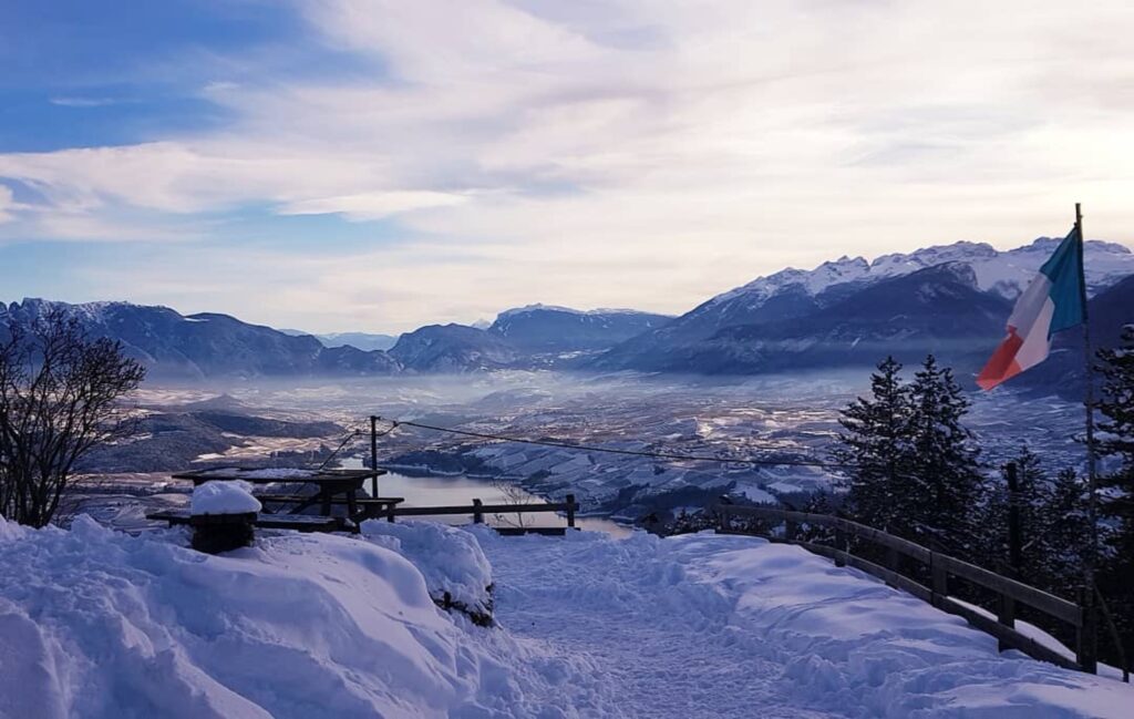 punti panoramici val di non inverno-monte ozol