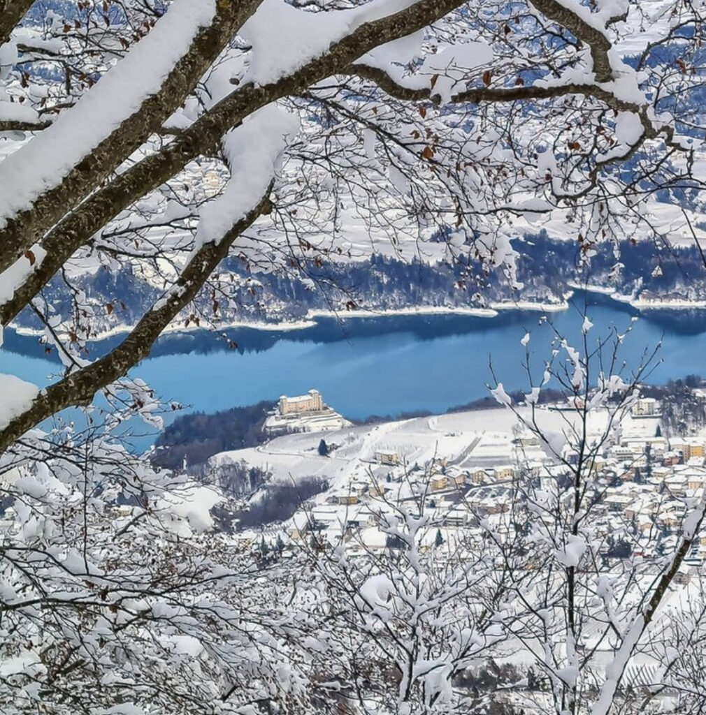 punto panoramico cles-monte peller inverno