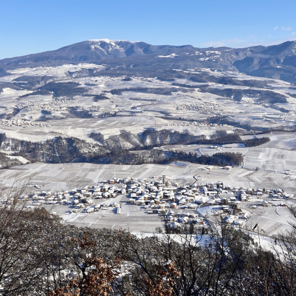 vista flavon inverno-val di non