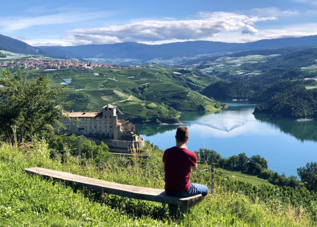 vista lago di santa giustina