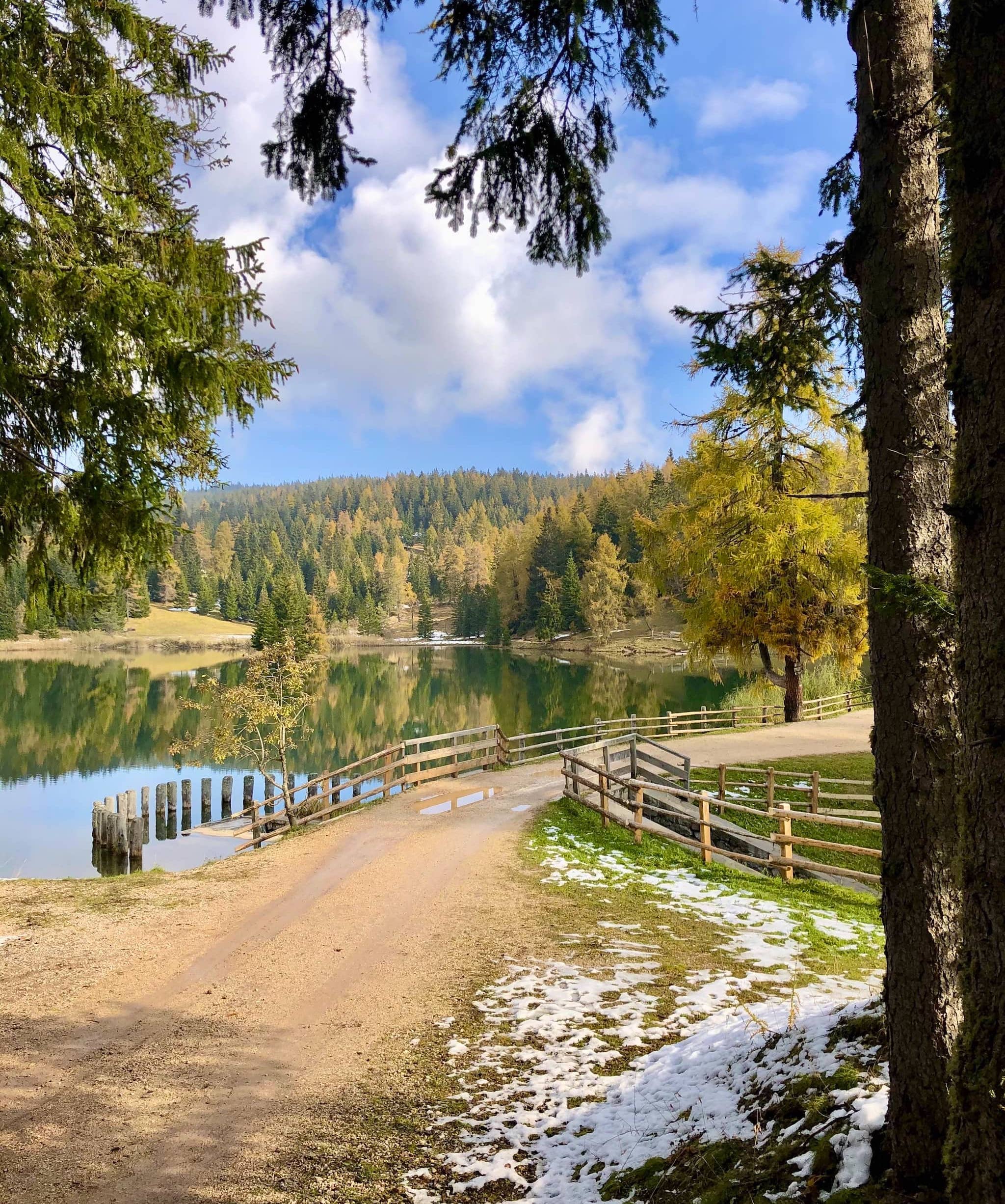 lago di tret autunno