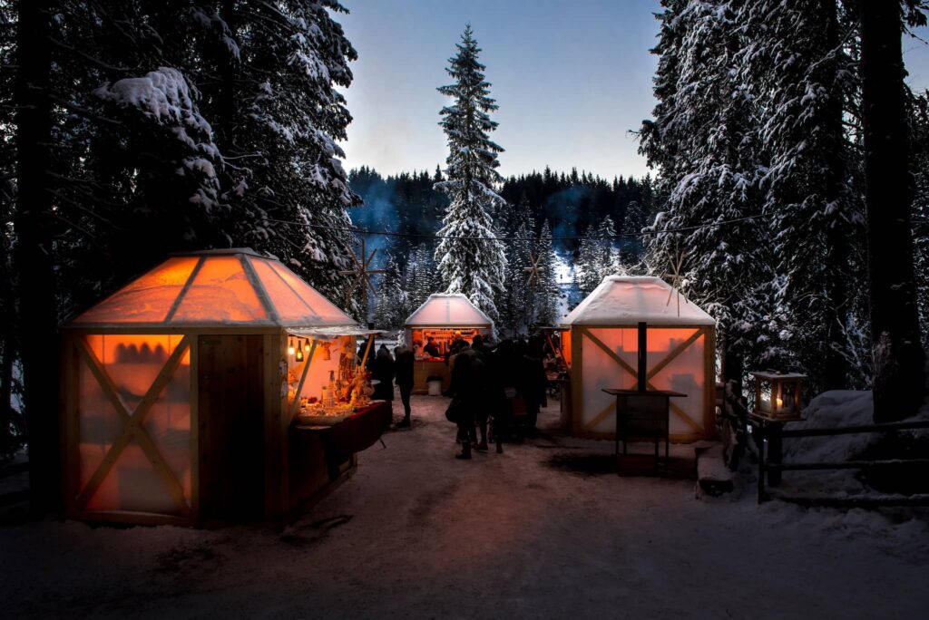 mercatino di natale lago di carezza