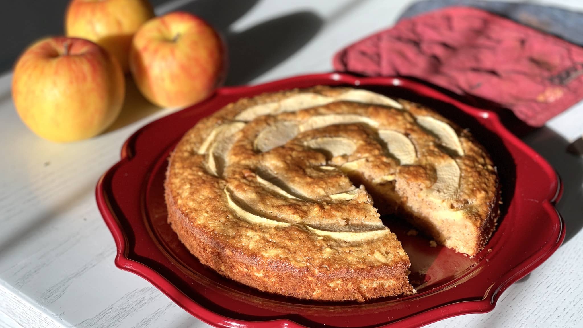 ricetta torta con mele grattugiate