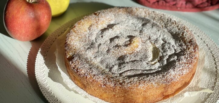 torta di mele burrosa