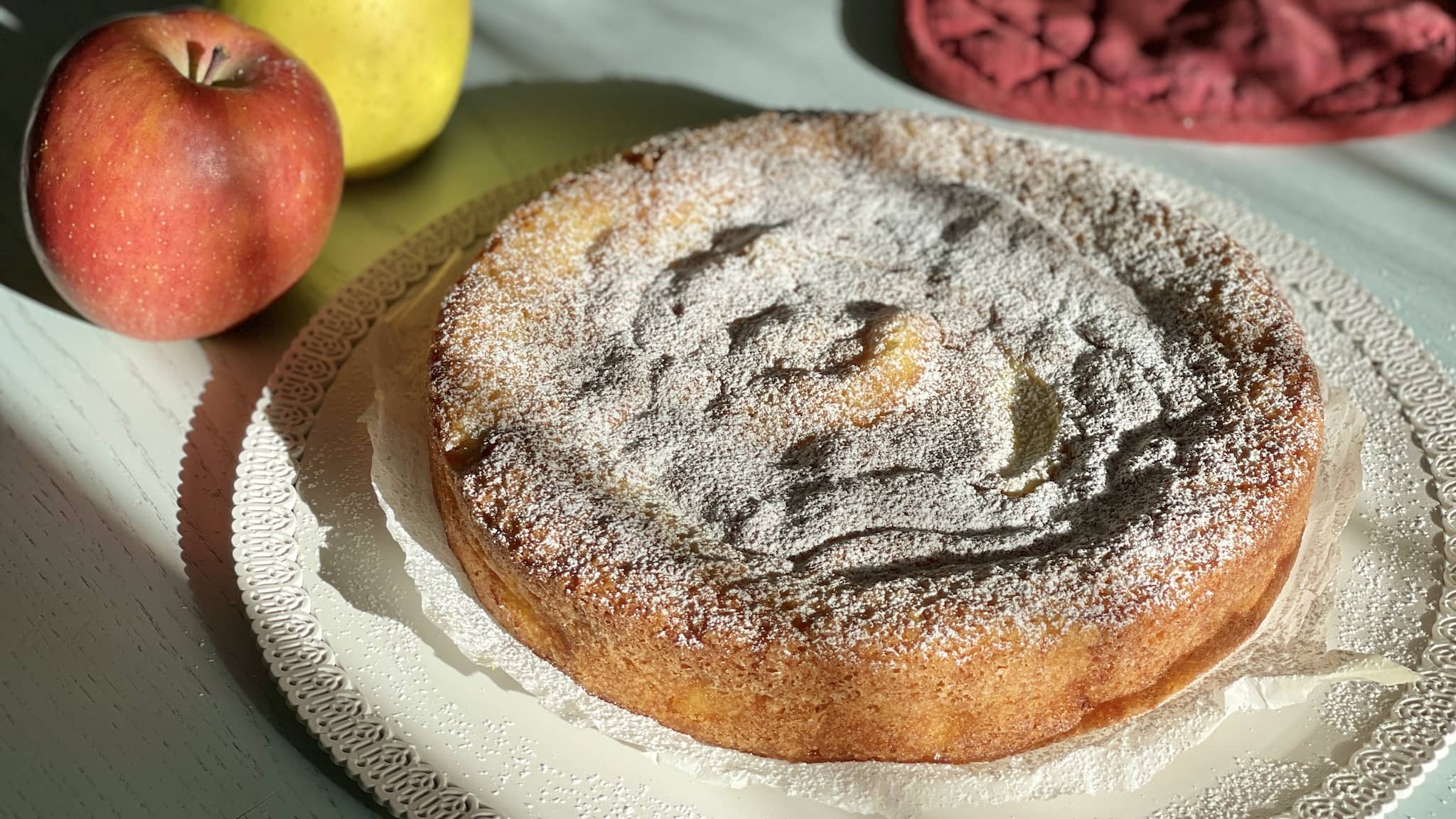 torta di mele burrosa