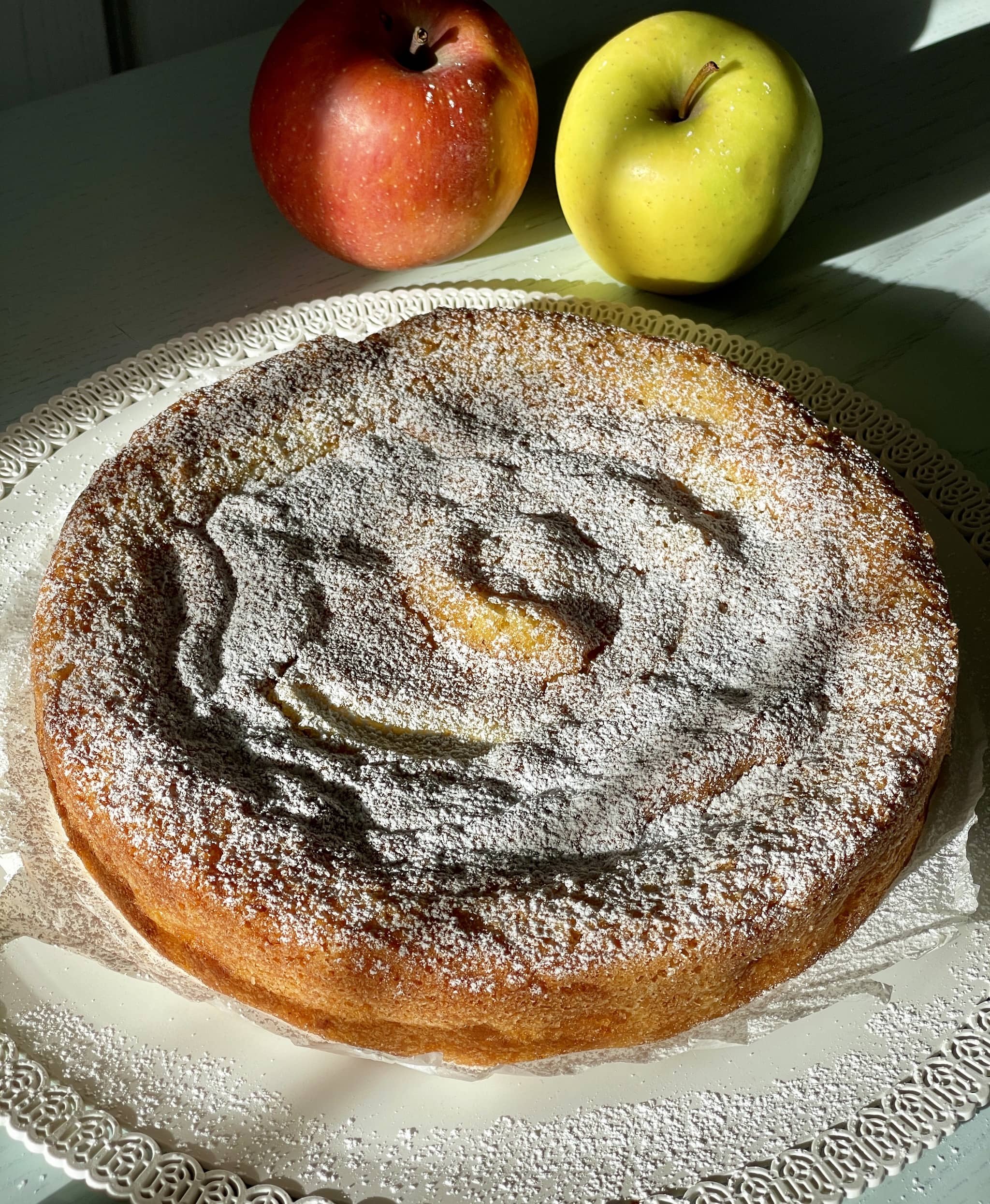 torta di mele burrosa