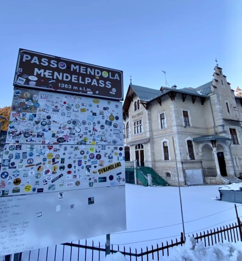 passo della mendola monte penegal inverno