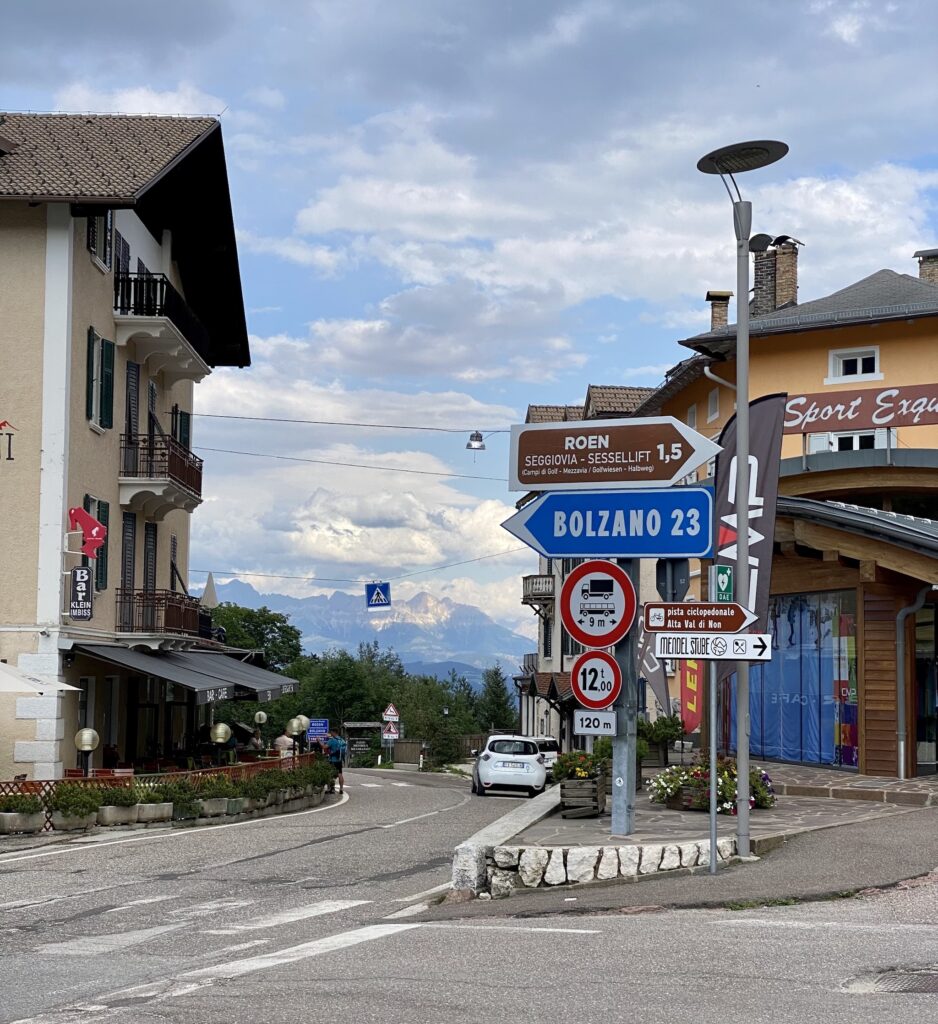 mendola verso bolzano