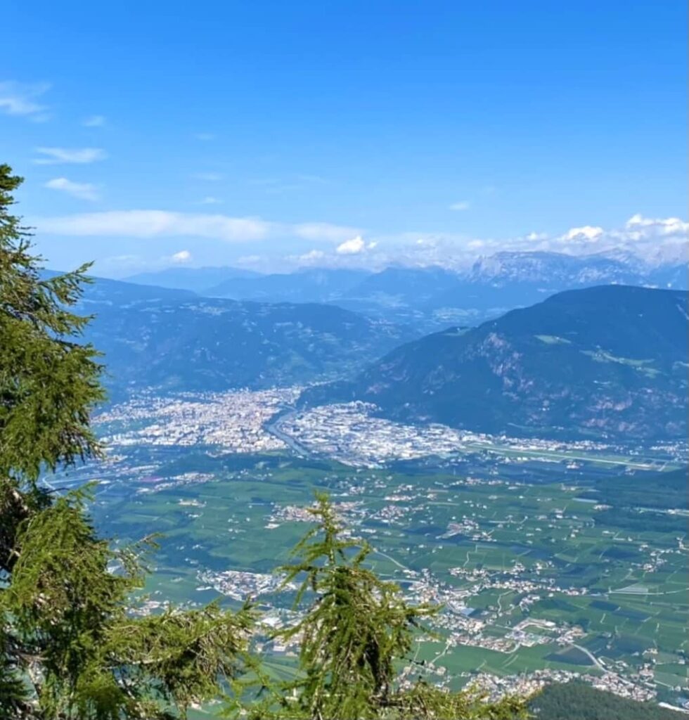vista su Bolzano dal Penegal