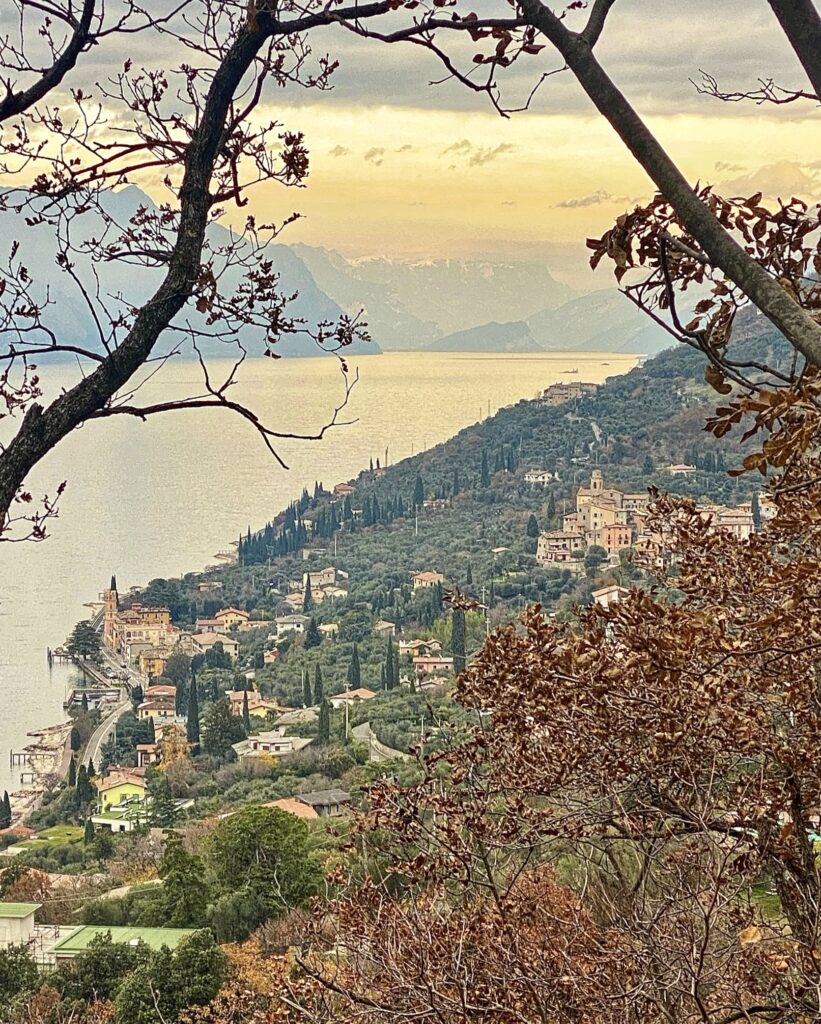 vista sul lago di garda