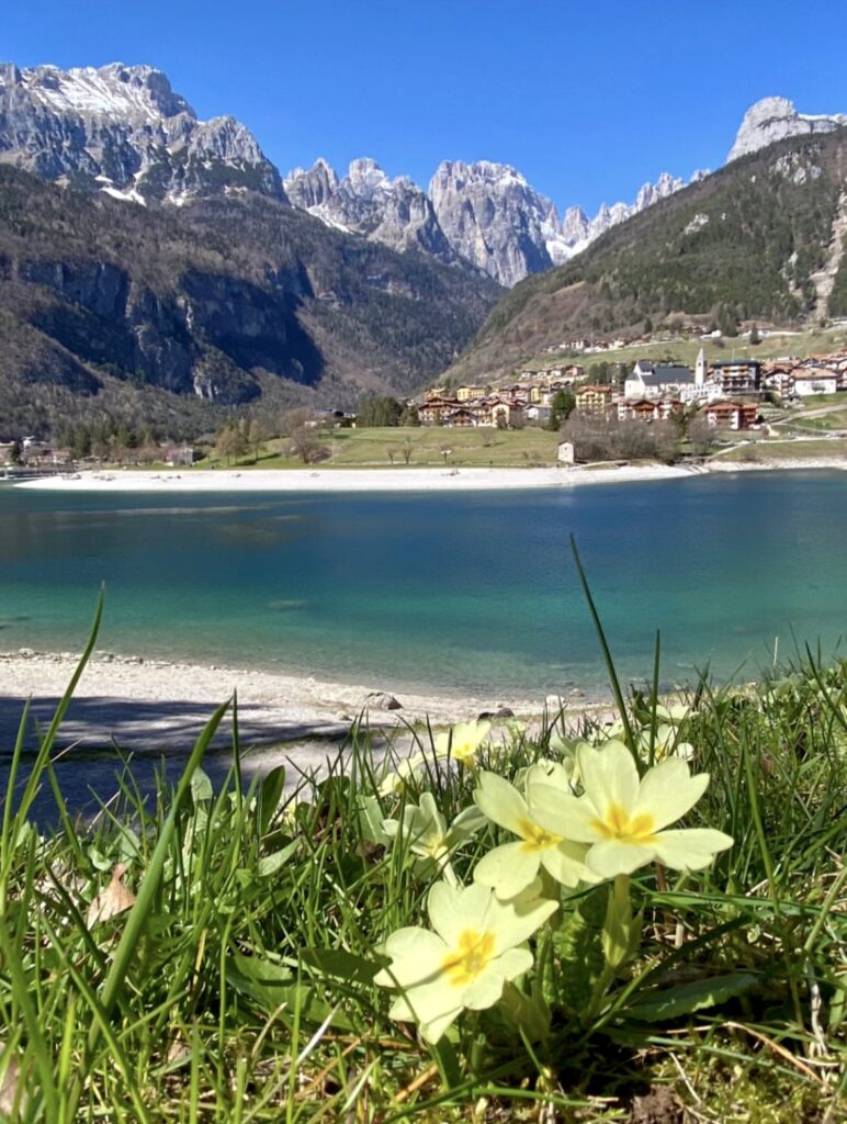 lago di molveno primavera