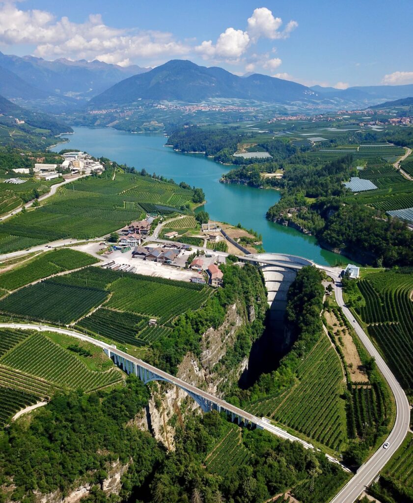 lago e diga di santa giustina