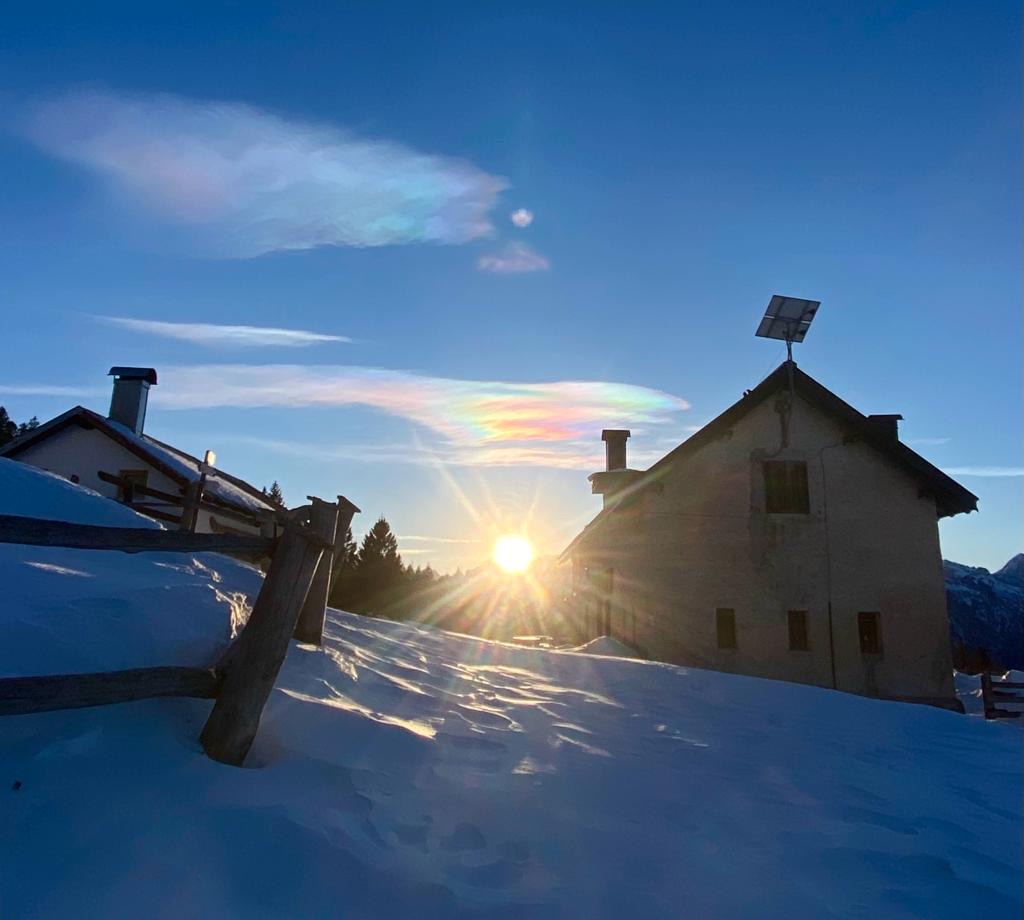 malga bodrina in inverno